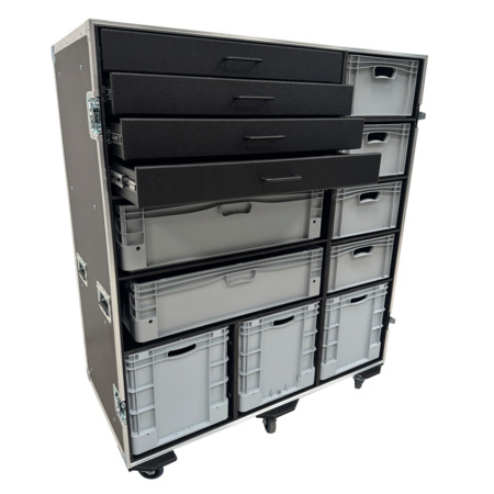 13 Drawer Tooling Production Flightcase
